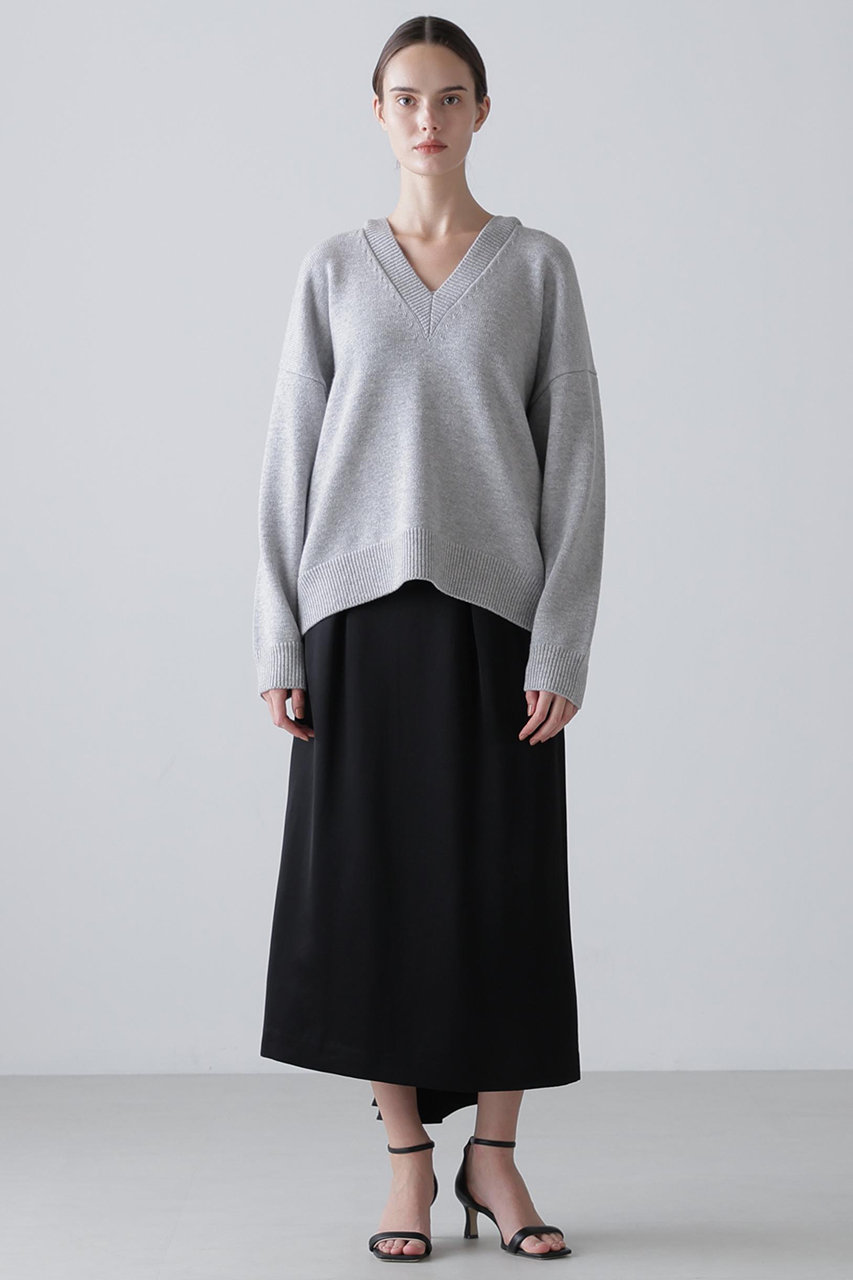 ADORE(アドーア)｜◇ウールカシミヤニット/グレー の通販｜ELLESHOP