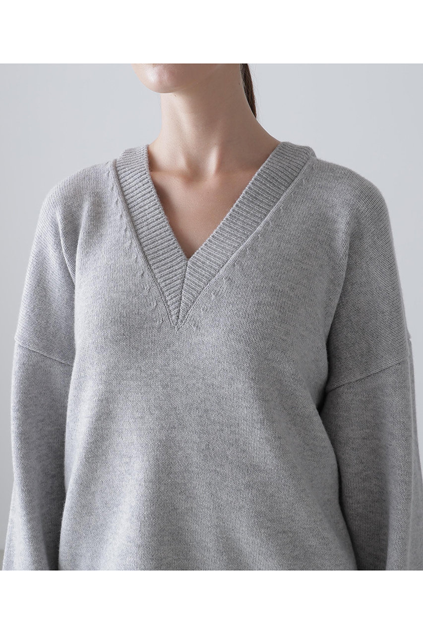ADORE(アドーア)｜◇ウールカシミヤニット/グレー の通販｜ELLESHOP