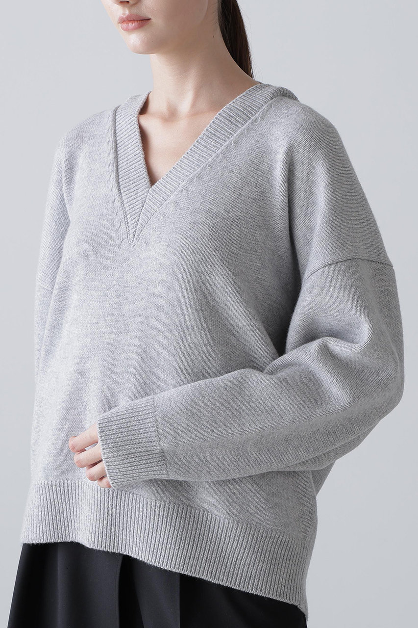 ADORE(アドーア)｜◇ウールカシミヤニット/グレー の通販｜ELLESHOP