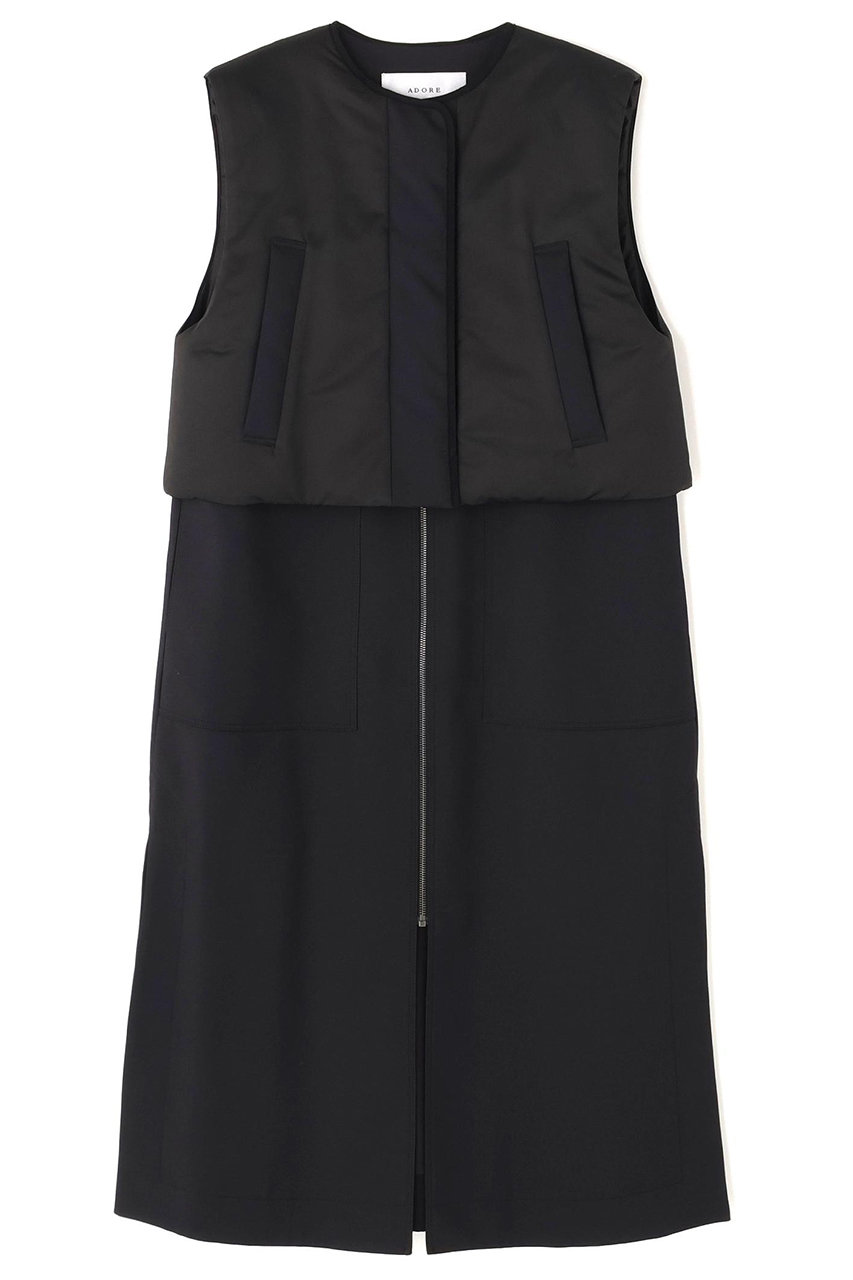 アドーア/ADOREのホロウツイルジレ(ブラック/5314252127)