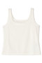 ストレッチポンチ　スクエアネックタンク アドーア/ADORE ホワイト