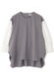【予約販売】◆ファンクショナルプレーンクロスブラウス アドーア/ADORE グレー