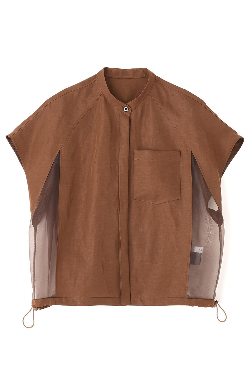 アドーア/ADOREの【予約販売】◆シルキープレーンクロスブラウス(ブラウン/5316110325)