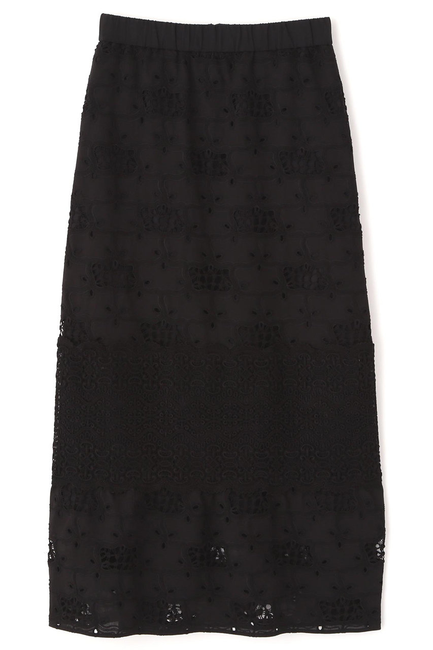 アドーア/ADOREの【予約販売】◆ラティスエンブロイダリースカート(ブラック/5316120323)