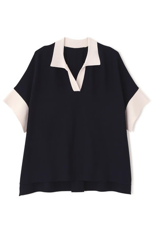 アドーア/ADOREの【予約販売】◆バイカラーポロニット(110300/110301)