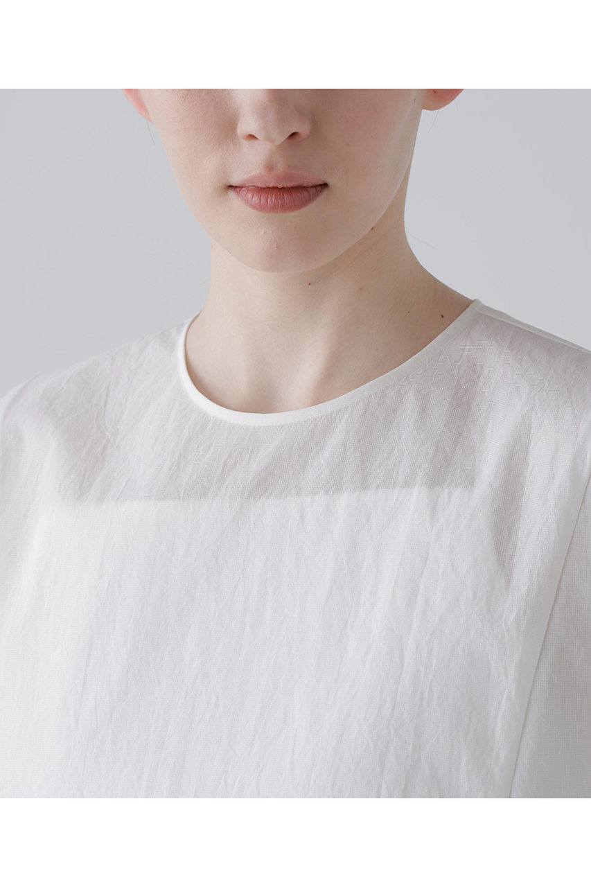 ADORE(アドーア)｜【予約販売】ドットメッシュブラウス/ホワイト の