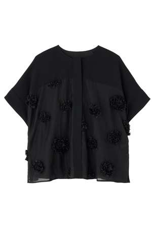 アドーア/ADOREの◆ドットフラワーエンブロイダリーブラウス(110400/110402)