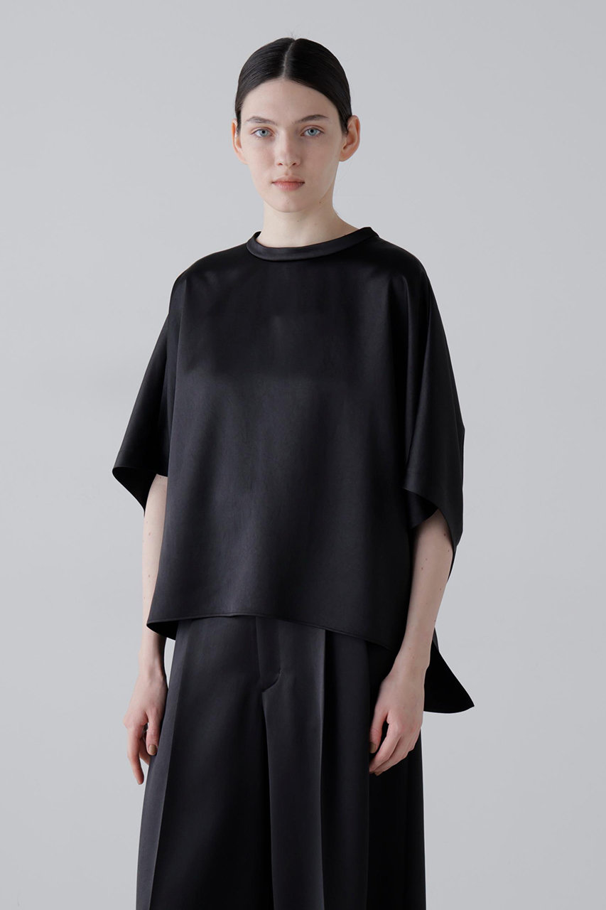 アドーア/ADOREのラスターサテンブラウス(ブラック/5316110428)