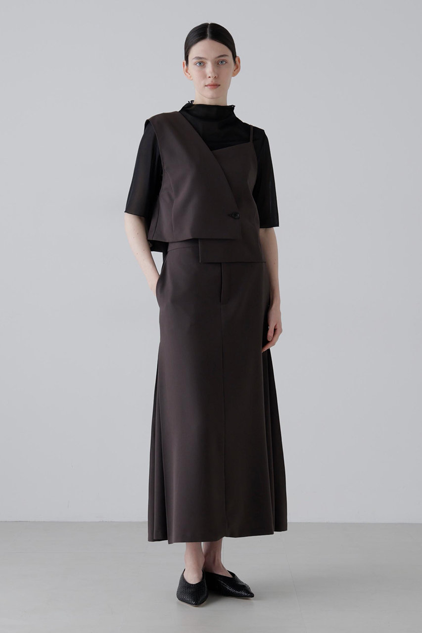 ADORE(アドーア)｜ドライタッチトロスカート/グレー の通販｜ELLESHOP