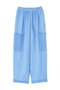 ◆ソフトオーガンジーパンツ アドーア/ADORE ブルー