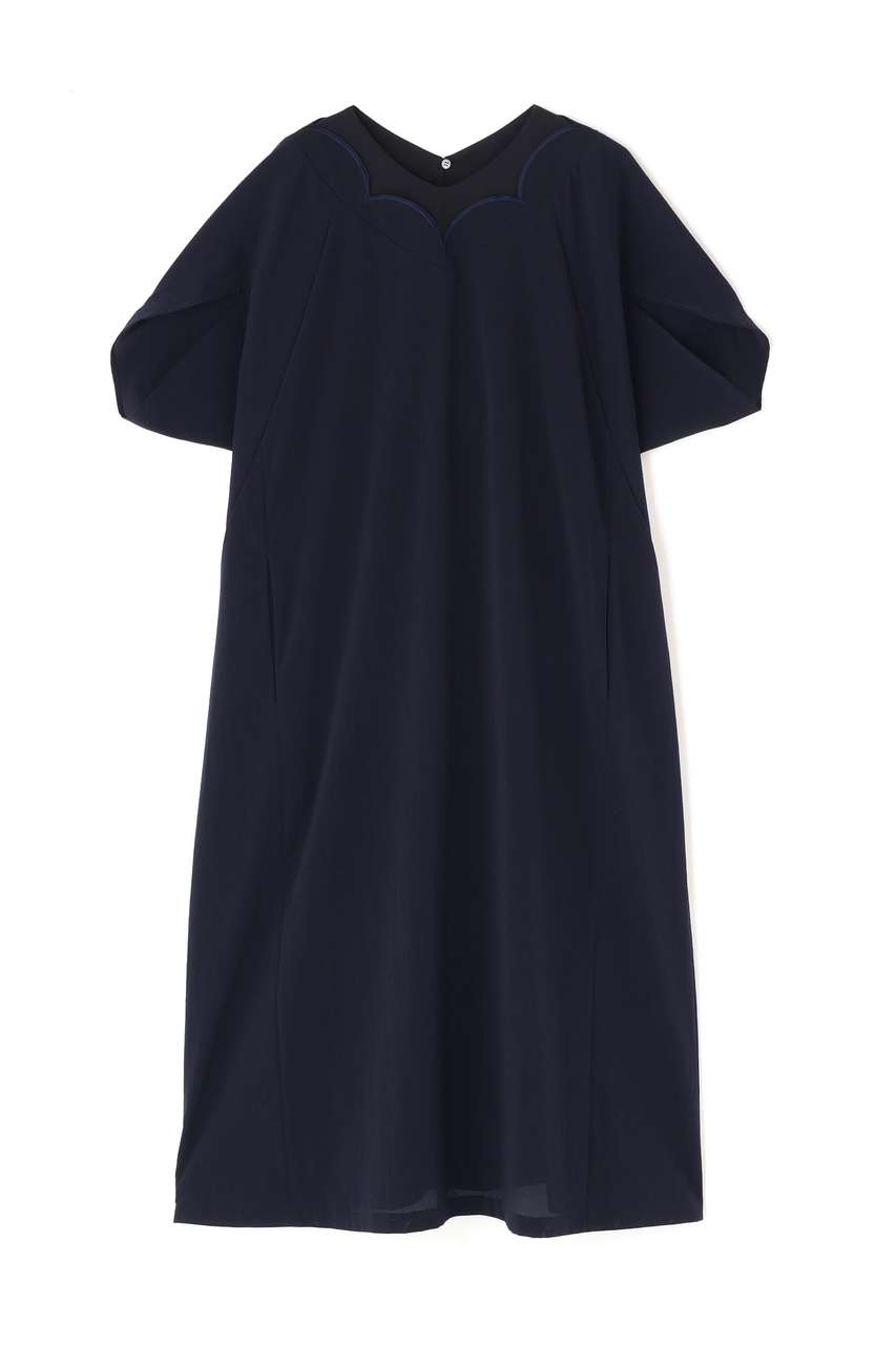 アドーア/ADOREの◆ドットメッシュワンピース(ネイビー/5316140406)