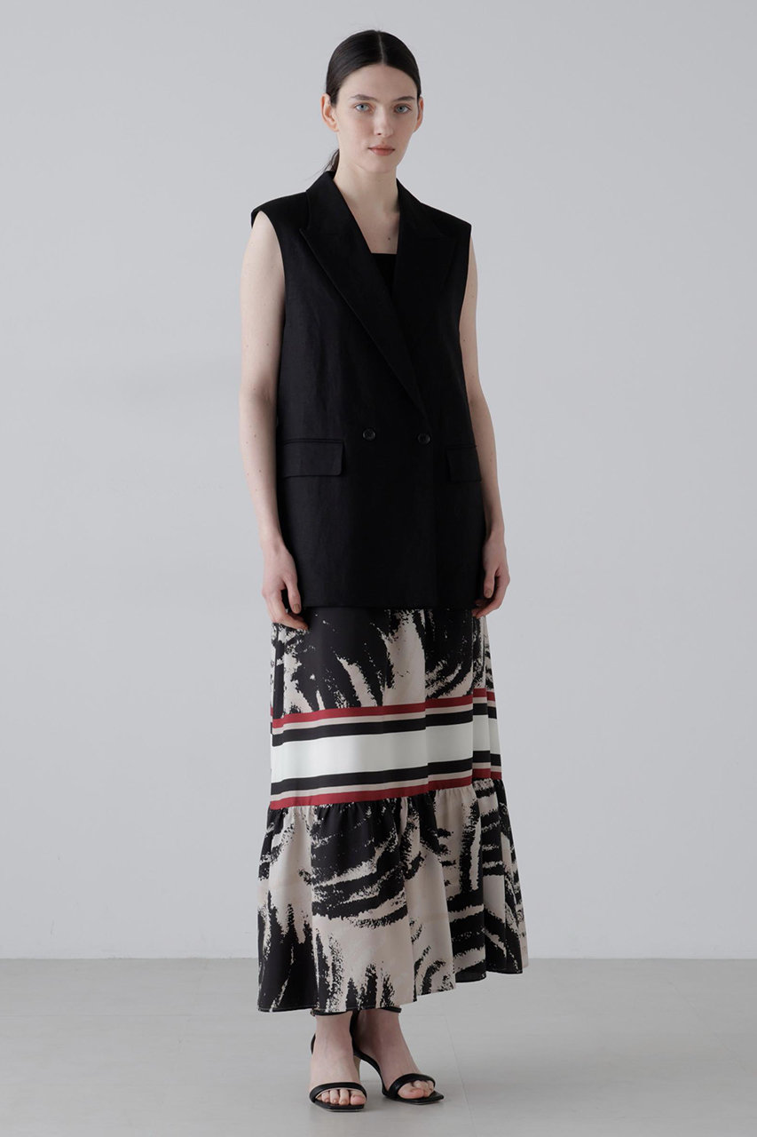 ADORE ブラック ジレ　38 ADORE(アドーア)の◇トリプルクロスジレ通販 | 集英社HAPPY PLUS STORE
