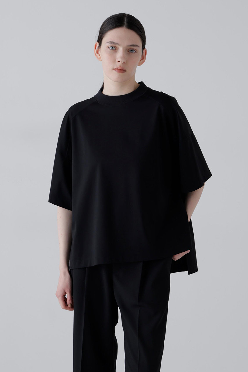 アドーア/ADOREの【予約販売】◆ハイゲージコンパクトジャージー半袖(ブラック/5316160427)