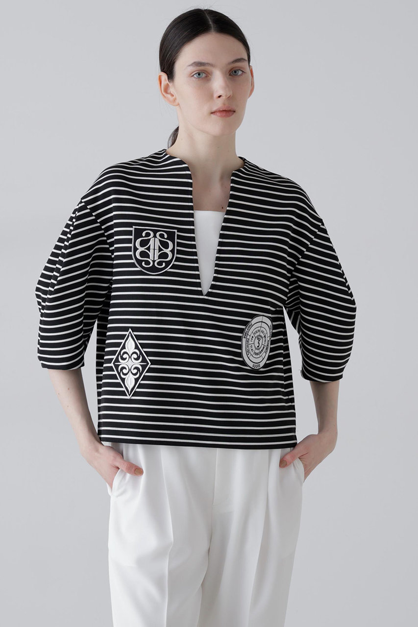 アドーア/ADOREの【予約販売】◆エンブレムボーダー(ブラック/5316160432)