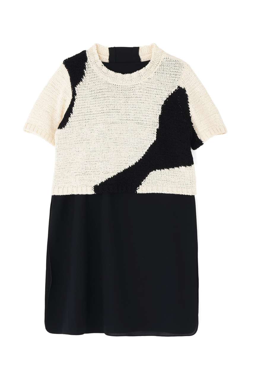 アドーア/ADOREのテープインターシャニット(ホワイト/5316170437)