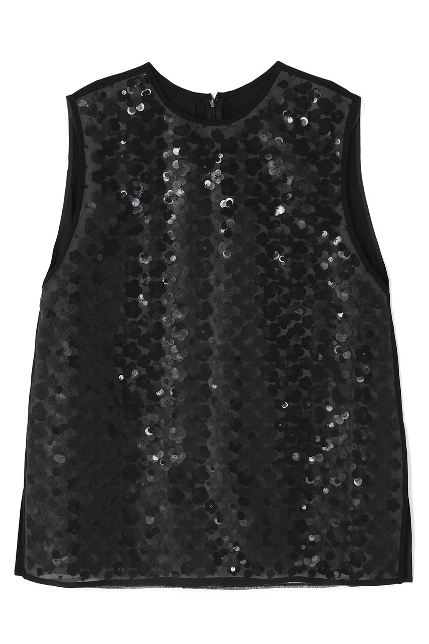 アドーア/ADOREの◆フラワーシークインブラウス(ブラック/5316110119)