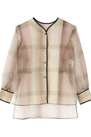 アドーア/ADOREの◆オンブレチェックプリントブラウス(110400/110403)