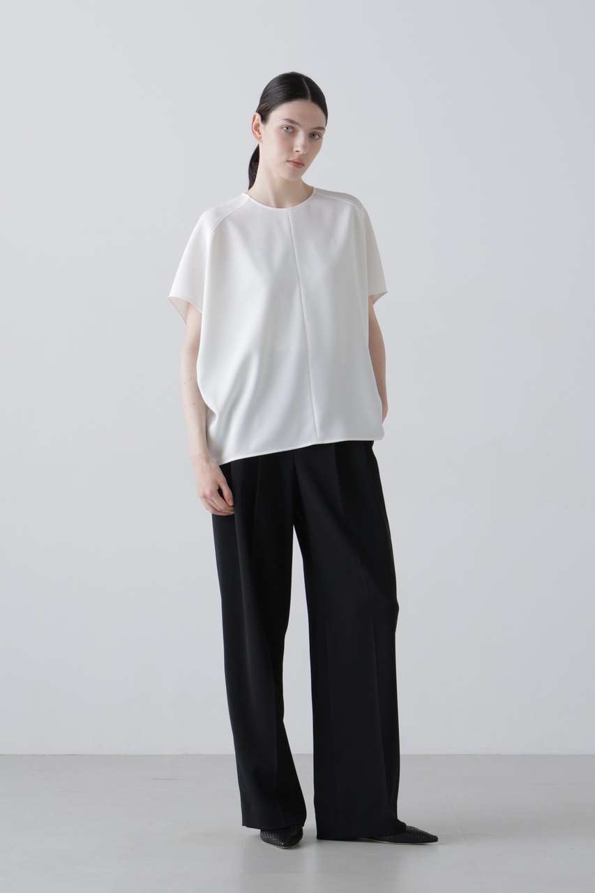 ADORE(アドーア)｜ストレッチジョーゼットブラウス/ホワイト の通販