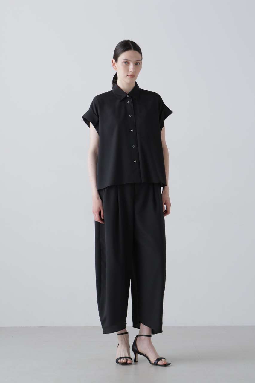 ADORE / アドーア | マットジョーゼットブラウス | 38 | ブラック | レディース バックサテンジョーゼットブラウス | ADORE（アドーア） ｜【公式