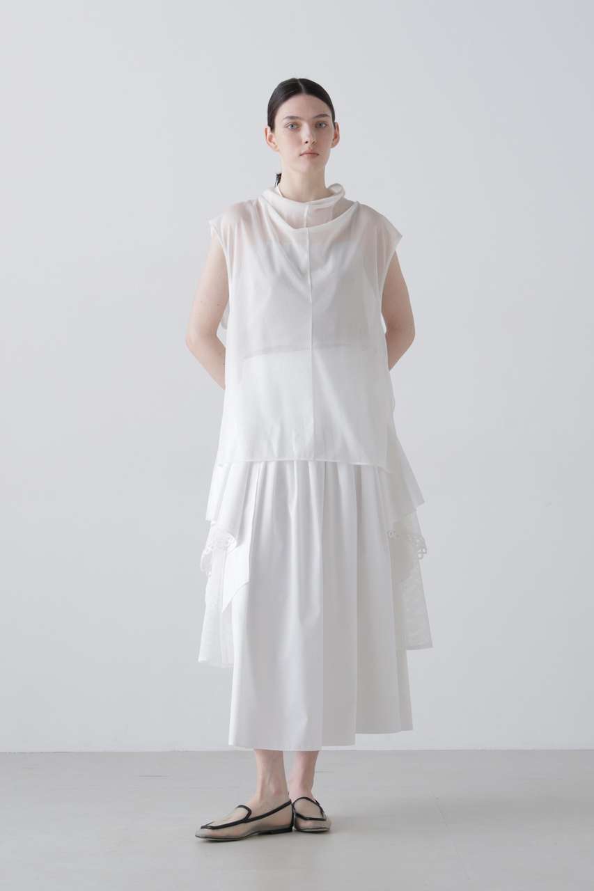 アドーア/ADOREの【予約販売】グラフコットンスカート(ホワイト/5316120520)