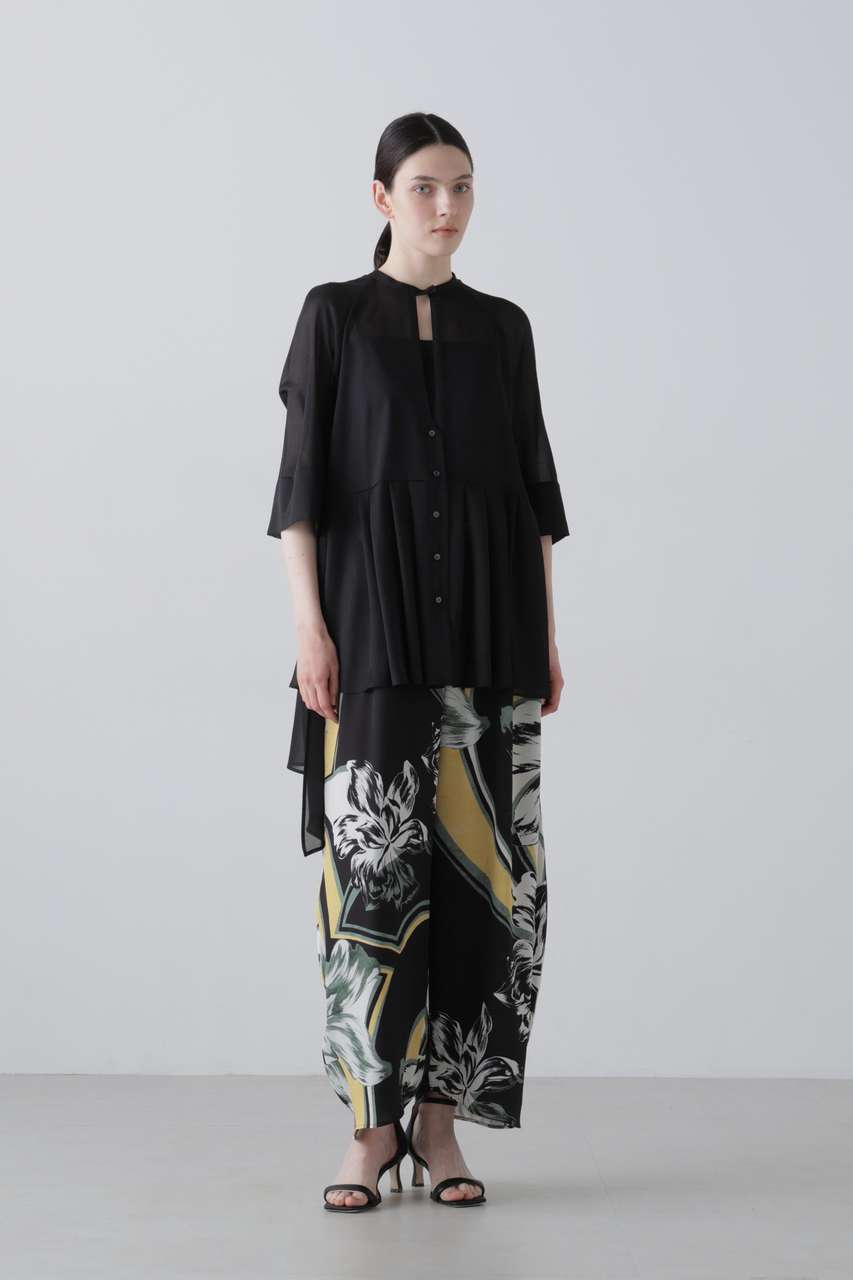 アドーア/ADOREの【予約販売】パナマプリントパンツ(ブラック/5316130513)