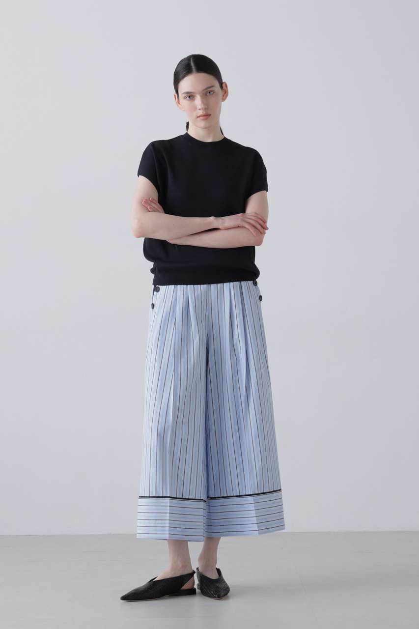 アドーア/ADOREの【予約販売】ミックスストライプパンツ(ブルー/5316130515)