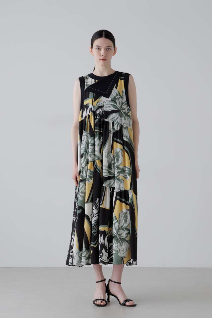 アドーア/ADOREの【予約販売】パナマプリントワンピース(ブラック/5316140513)