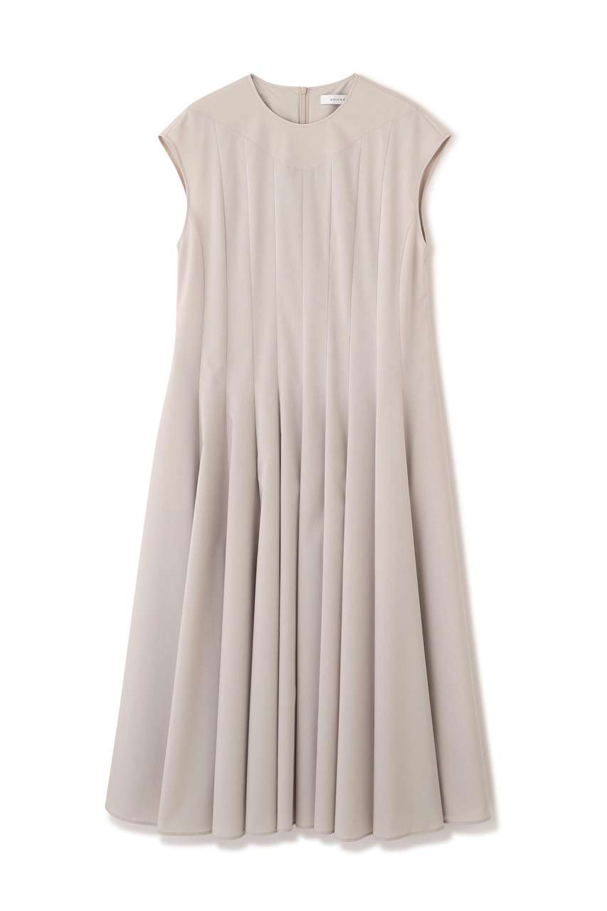 アドーア/ADOREの【予約販売】プレーンストレッチワンピース(ベージュ/5316140521)