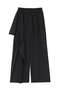 アシメラッフルパンツ アドーア/ADORE ブラック