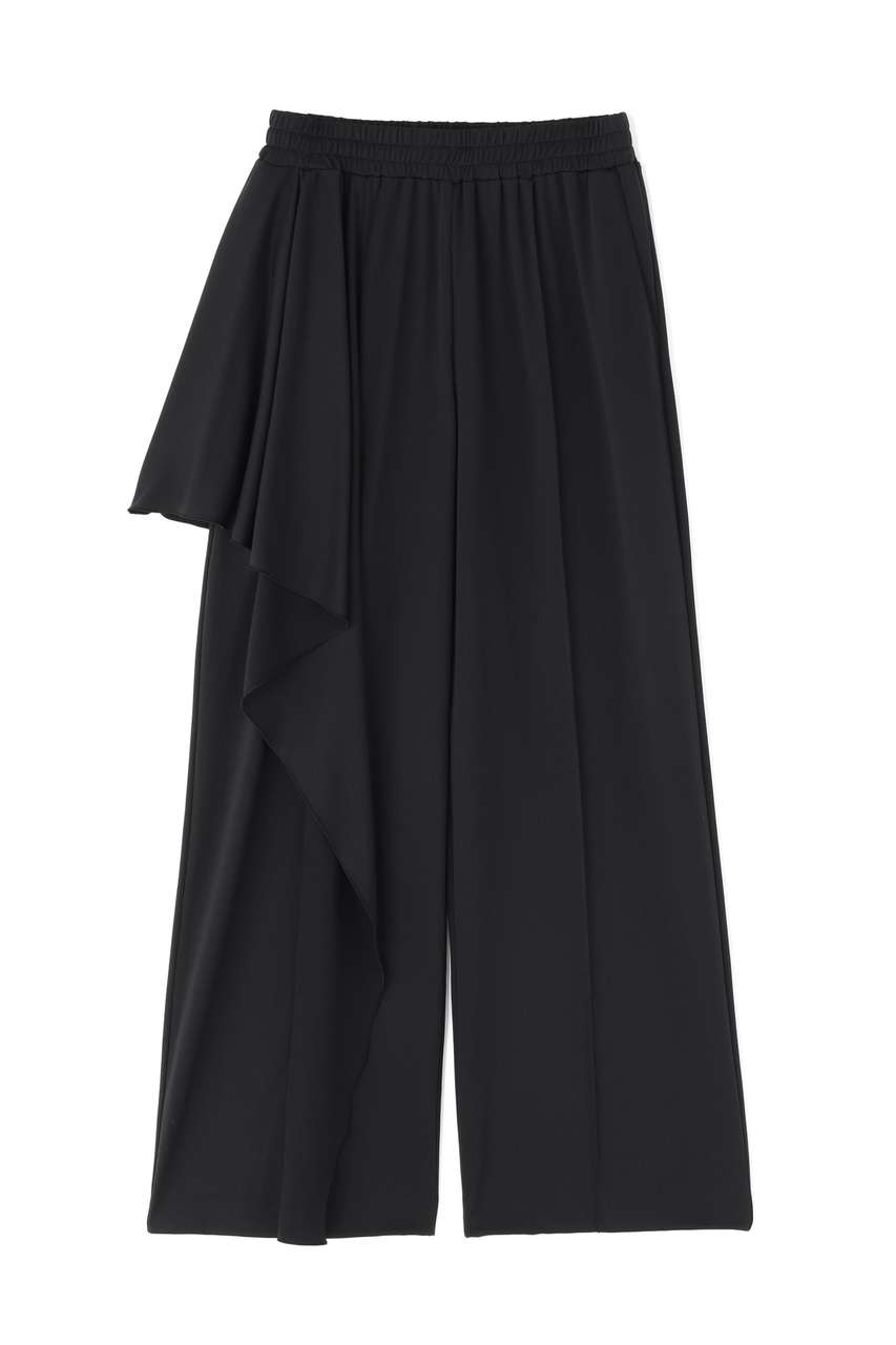 アドーア/ADOREのアシメラッフルパンツ(ブラック/5316130441)