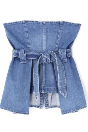 アドーア/ADOREの◆デニムビスチェ　インディゴ(110400/110401)