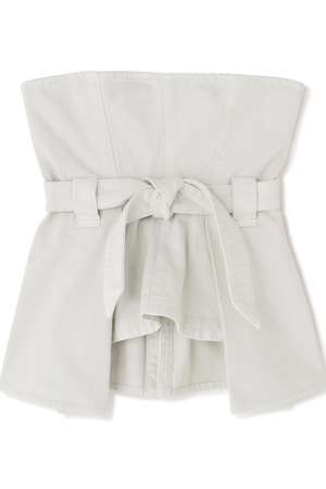 アドーア/ADOREの◆デニムビスチェ　ホワイト(110400/110401)