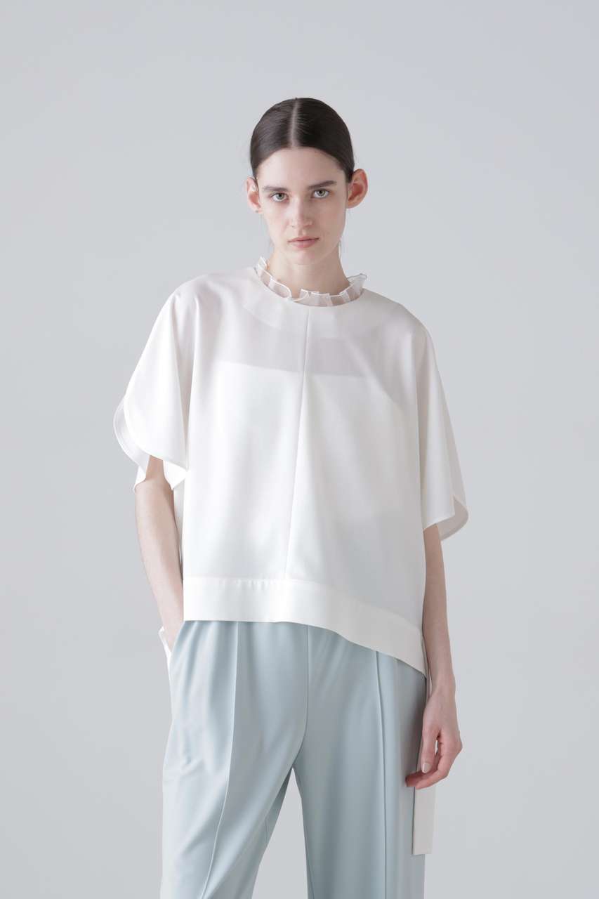 アドーア/ADOREの【予約販売】ドライタッチジョーゼットブラウス(ホワイト/5316210603)