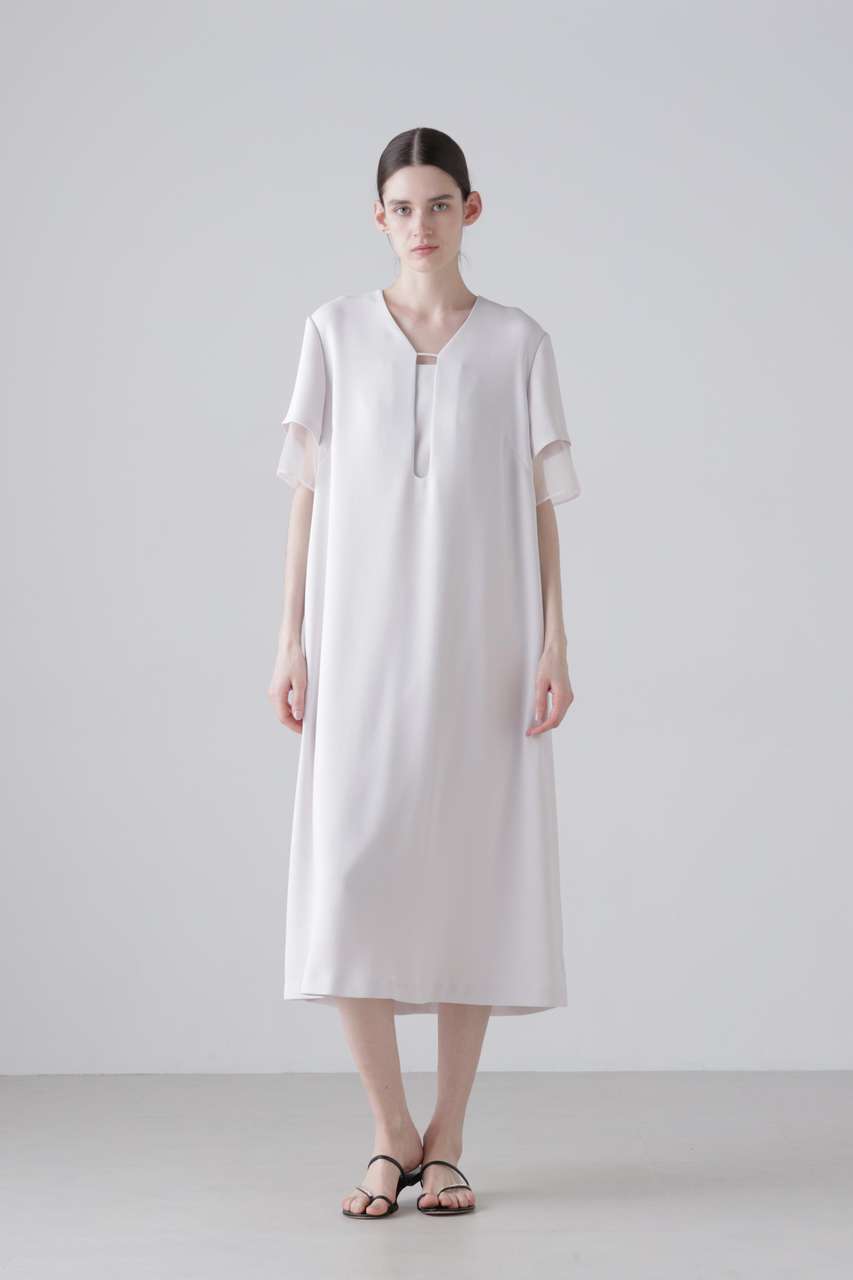 アドーア/ADOREの【予約販売】ドライタッチジョーゼットワンピース(ベージュ/5316240623)