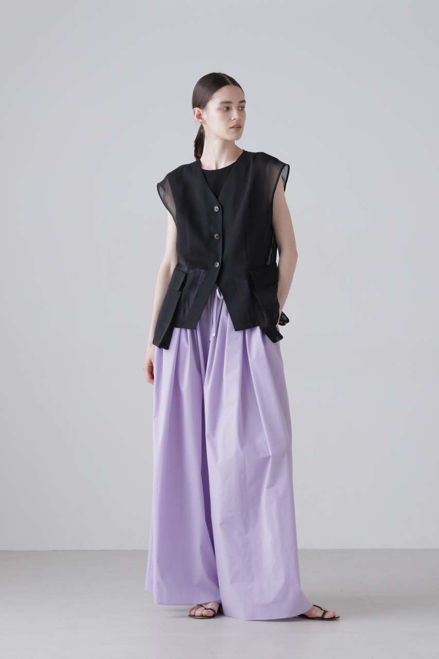 ADORE(アドーア)｜ソフトオーガンジージレ/ブラック の通販｜ELLESHOP