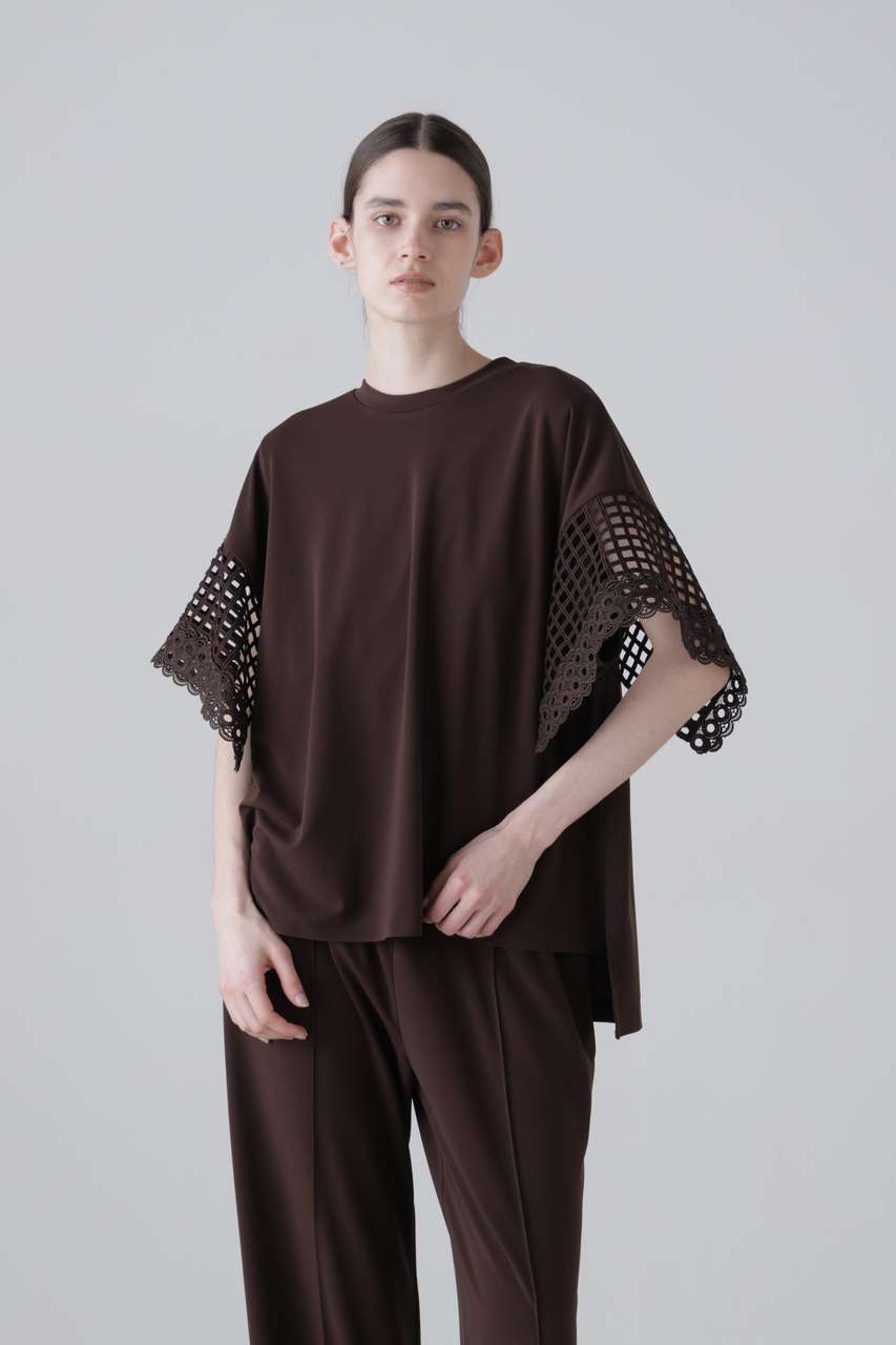 アドーア/ADOREの【予約販売】マットポンチトップス(ブラウン/5316260611)