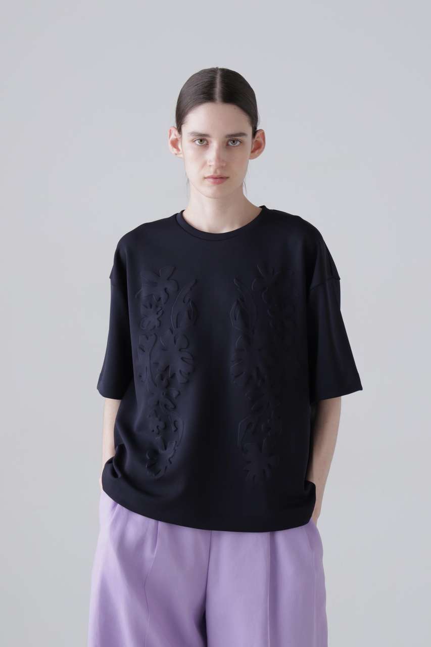 アドーア/ADOREの【予約販売】エンボスジャージー(ネイビー/5316260613)