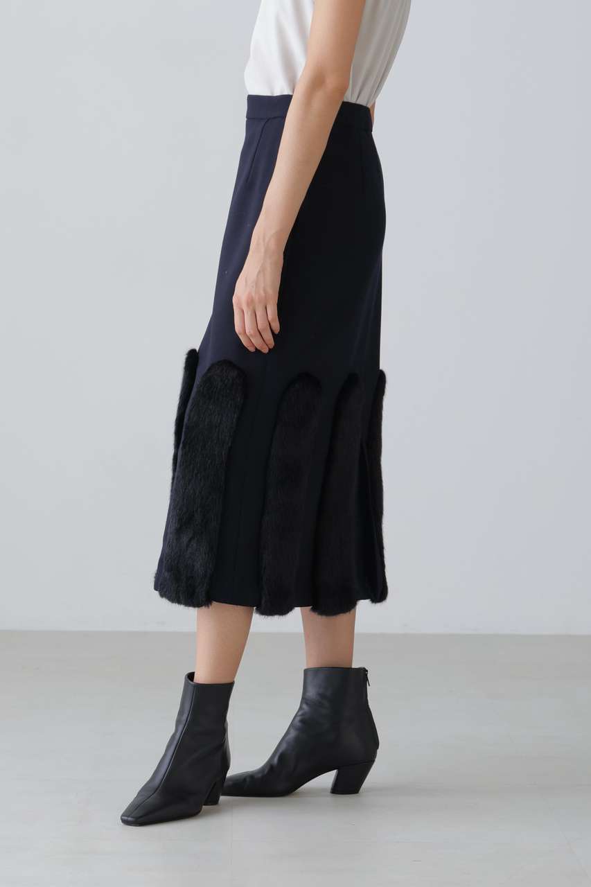 【未使用】約3万円 ADORE さらさらニットタイトスカート ネイビー 未使用】約3万円 ADORE さらさらニットタイトスカート ネイビー 未使用