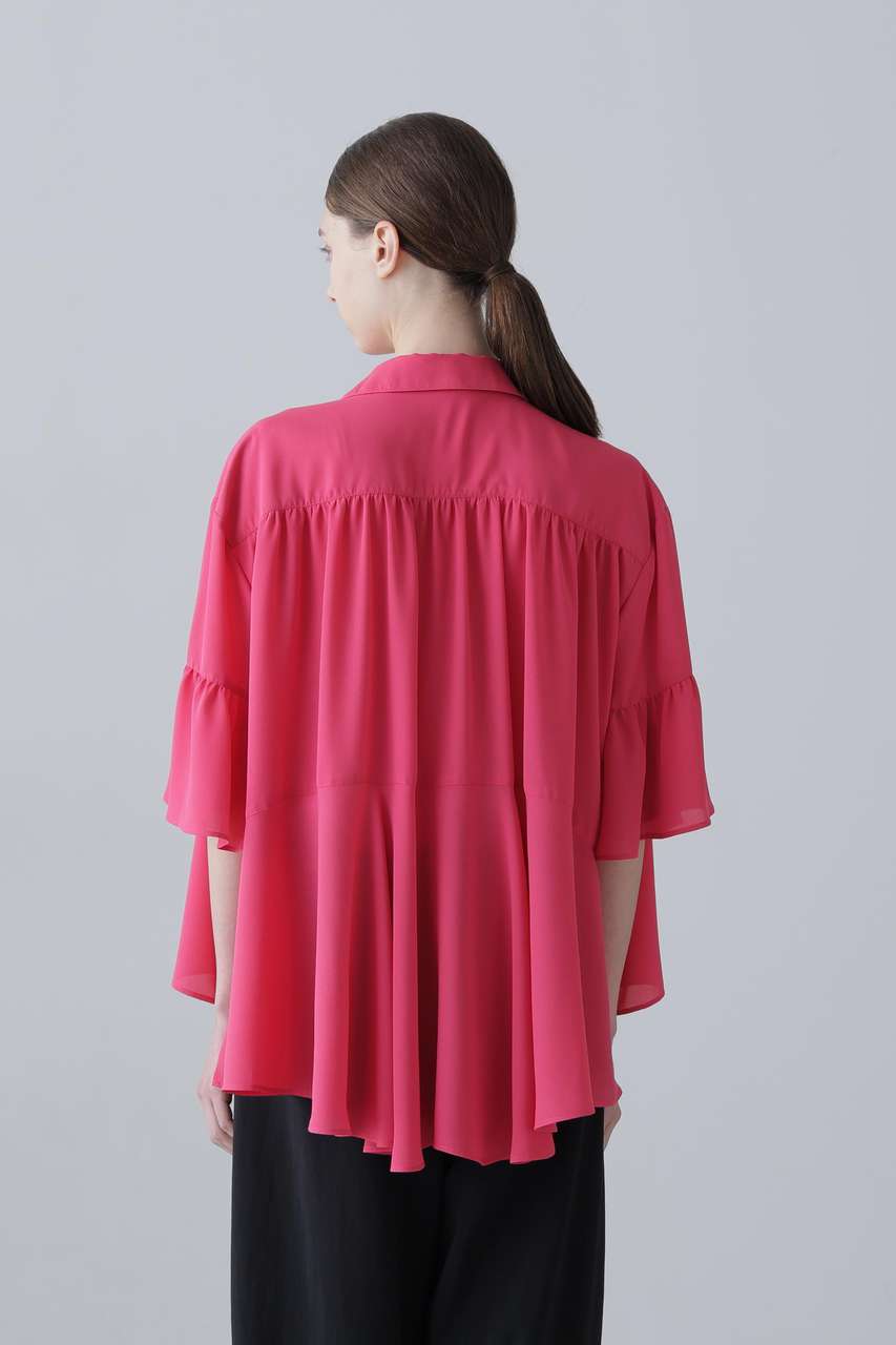 ADORE アドーア　ティアードジャージーカットソー トップス ピンク ADORE(アドーア)｜【予約販売】◇ライトジョーゼット/ピンク の通販