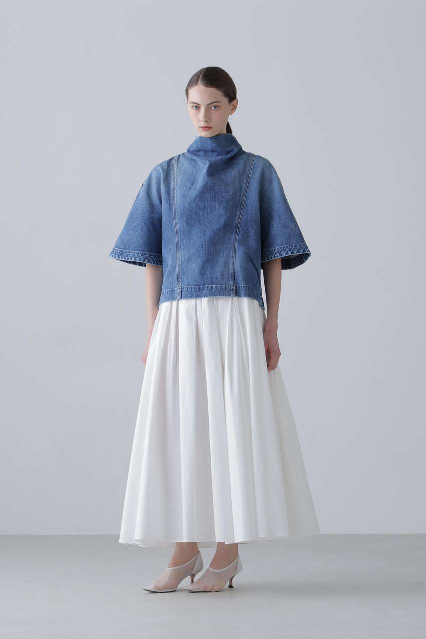 美品●アドーアADOREクリアコットンスカート¥46200ルフィルhlm ADORE(アドーア)｜【予約販売】◇クリアコットンスカート/ホワイト の