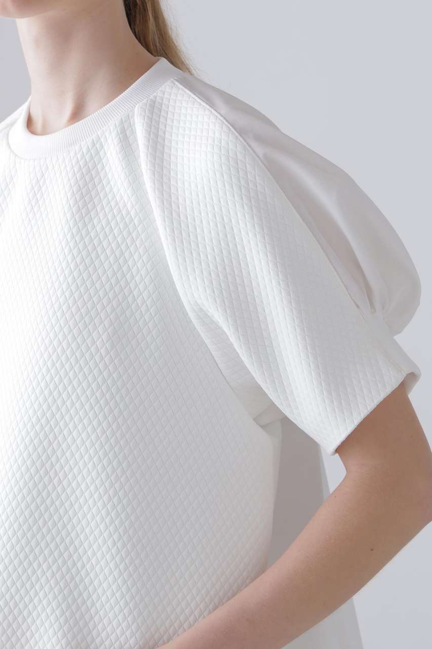 ADORE(アドーア)｜【予約販売】ダイヤジャガードトップス/ホワイト の