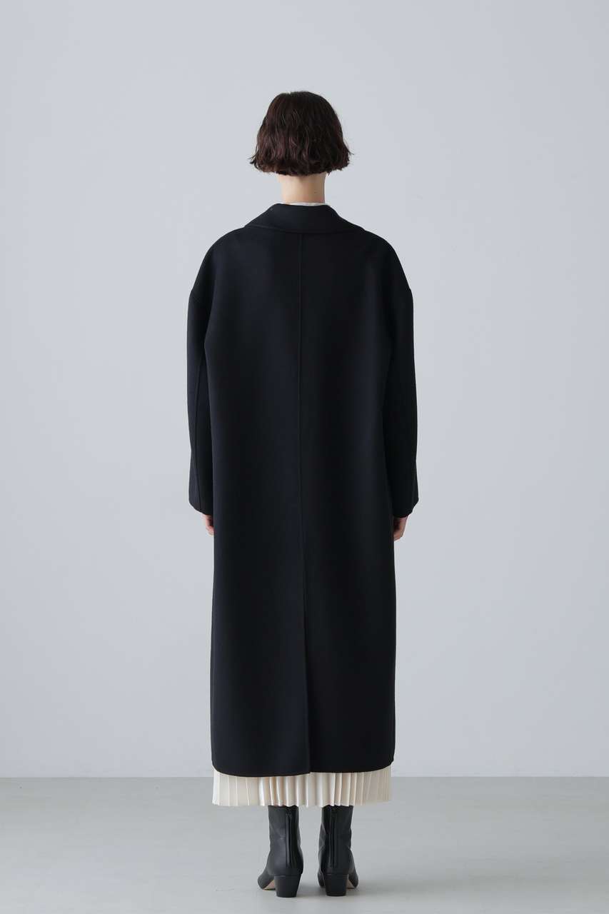 ADORE アドーア／ダッフルコート ブラック サイズ38 ADORE(アドーア)｜【予約販売】◇ソリッドウールリバーダッフル
