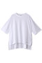 【ELLE SHOP 15th限定】ソフト天竺スリットBIG Tシャツ エンフォルド/ENFOLD ホワイト