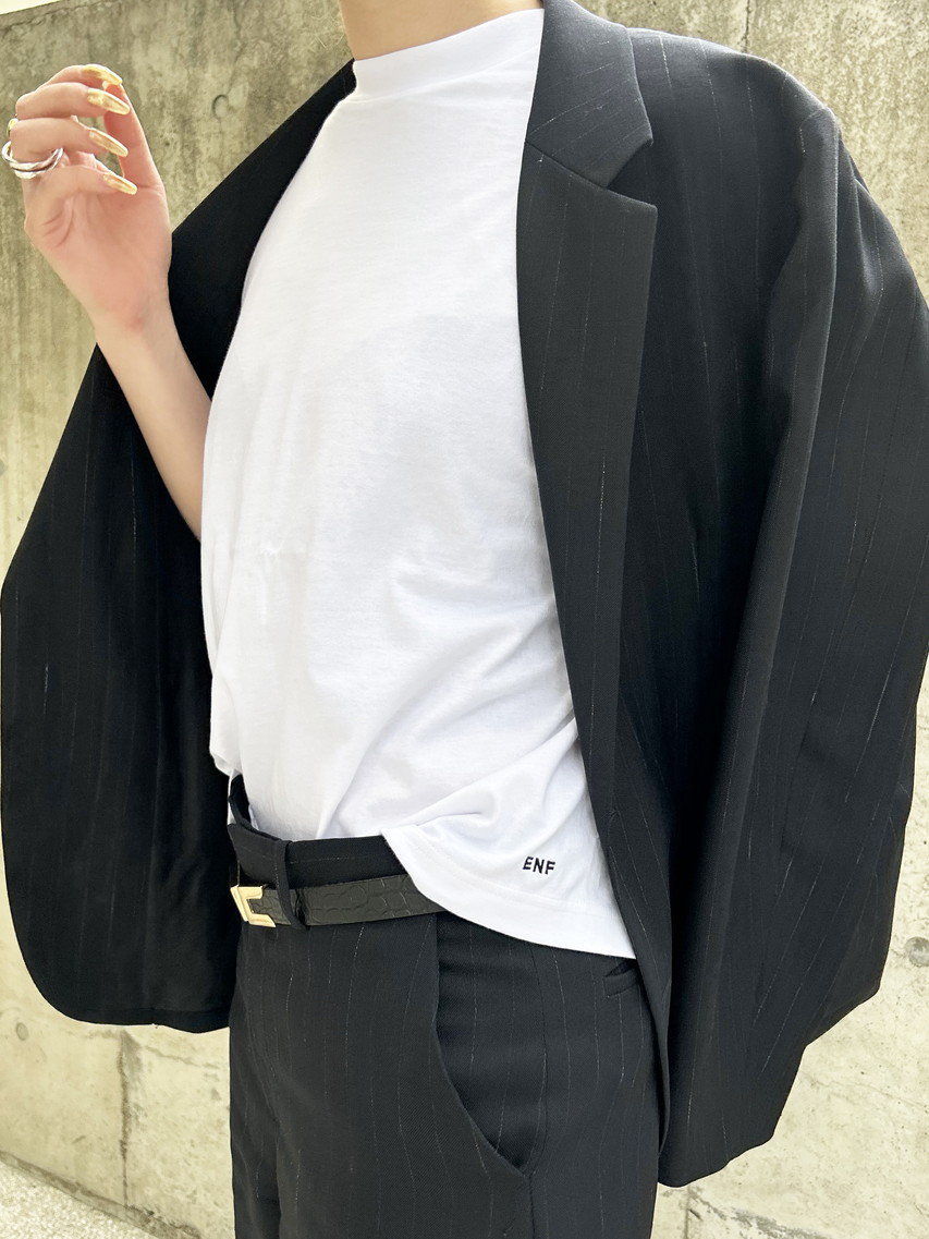 ENFOLD(エンフォルド)｜【ELLE SHOP 15th限定】ソフト天竺スリットBIG  