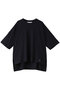 【ELLE SHOP 15th限定】ソフト天竺スリットBIG Tシャツ エンフォルド/ENFOLD ダークネイビー