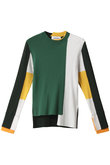 Rib Combination Color Block プルオーバー