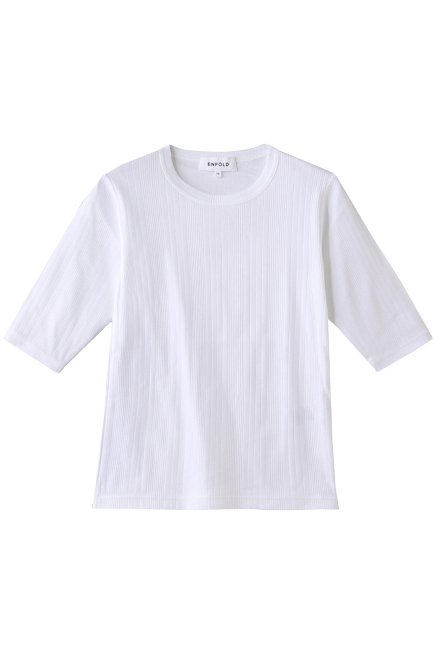 品揃え豊富で ブラウス 36 ホワイト サマーコットンワイドTシャツ 