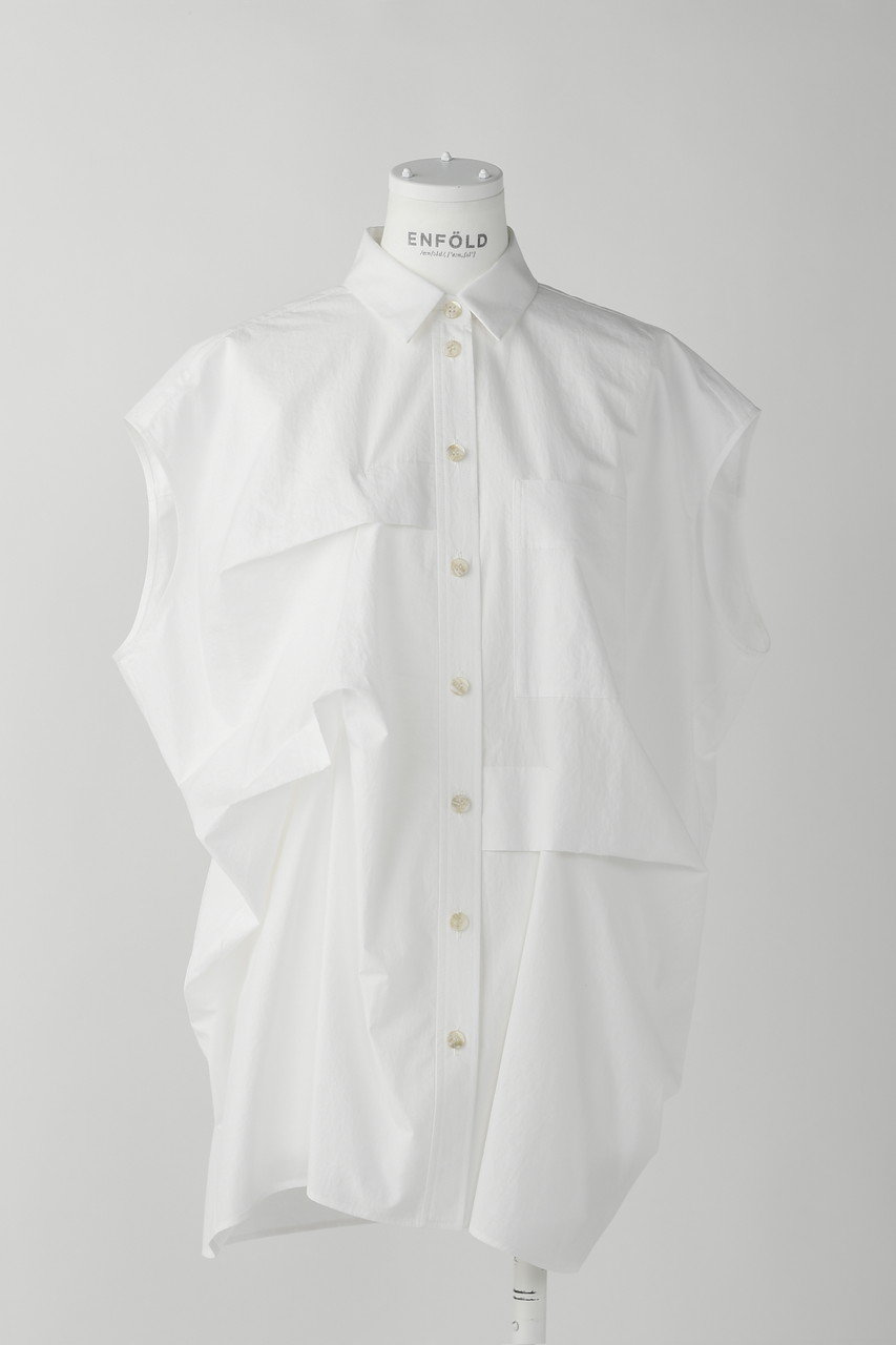 限定先行予約販売 ノースリーブブラウス　エンフォルド　ENFOLD Tシャツ/カットソー(半袖/袖なし)