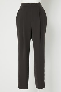 ENFOLDのパンツ ENFOLD 美品 Shiny Taffeta プリーツ パンツ 36 オリーブ