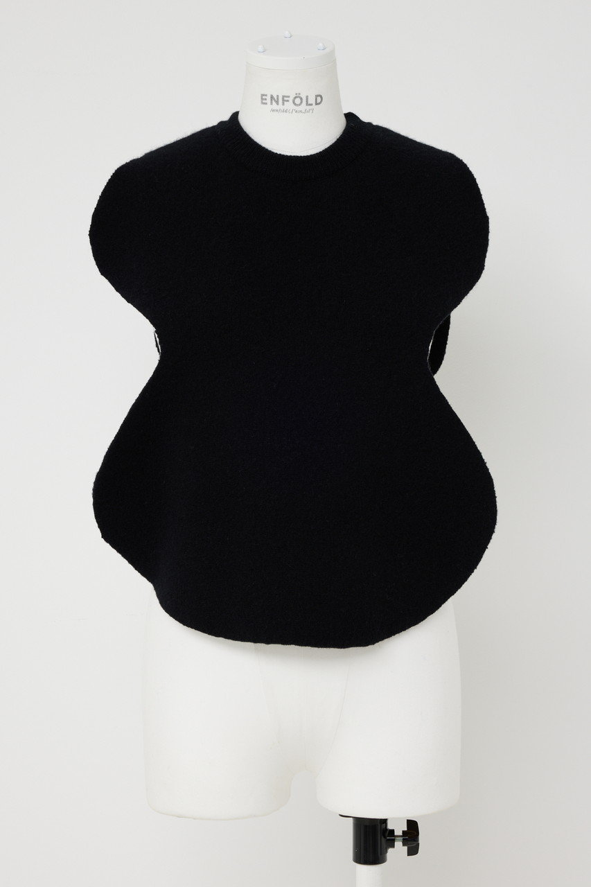 ENFOLD ENFOLDエンフォルドニットビブCIRCLE KNIT BIB | www.chicshabu.com